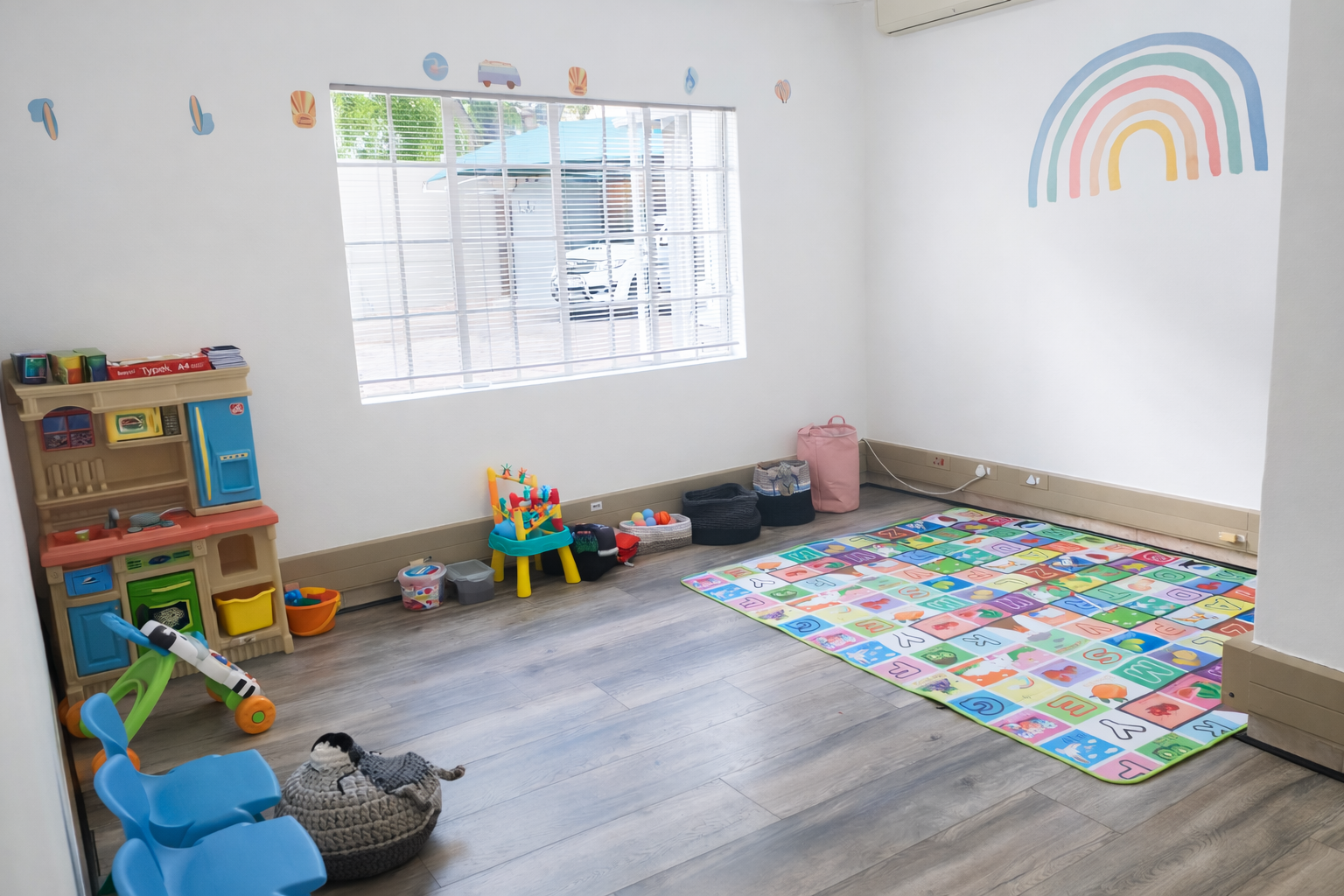 Mama Haus baby sleep and feeding area