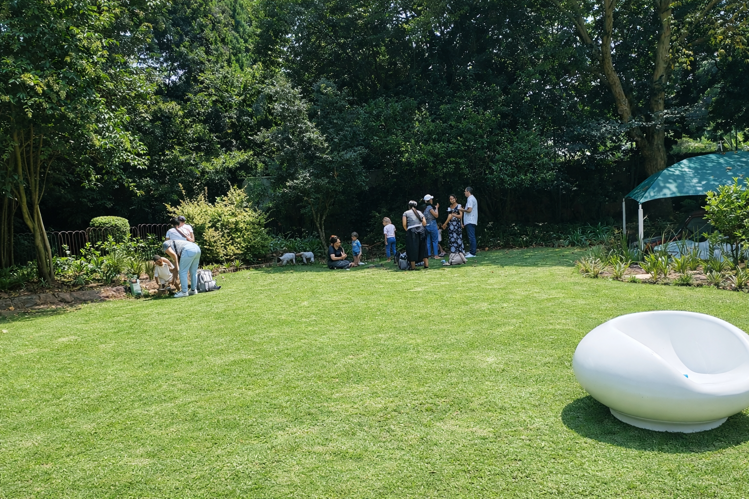 Mama Haus garden for gatherings
