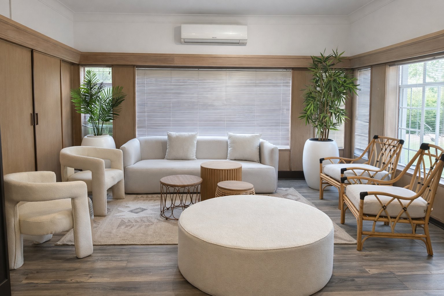 Coworking lounge that hosts workshops at Mama Haus