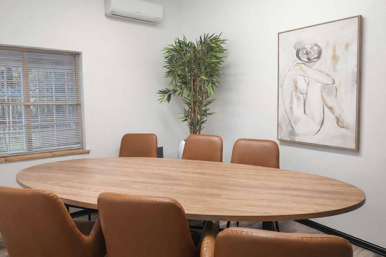 Mama Haus meeting room for workshops and talks